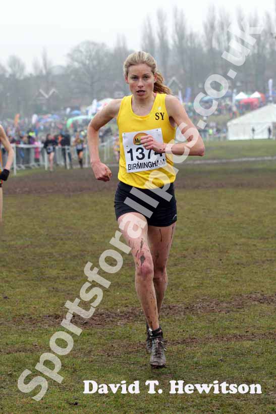 Emily Wicks during the senior womens McCain World Cross Country Trials and Inter Counties.